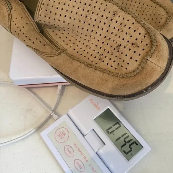 Patagonia Mens Shoes Size 12 Maui Slip On Loafer Perforated Comfort Beige - Picture 16 of 16